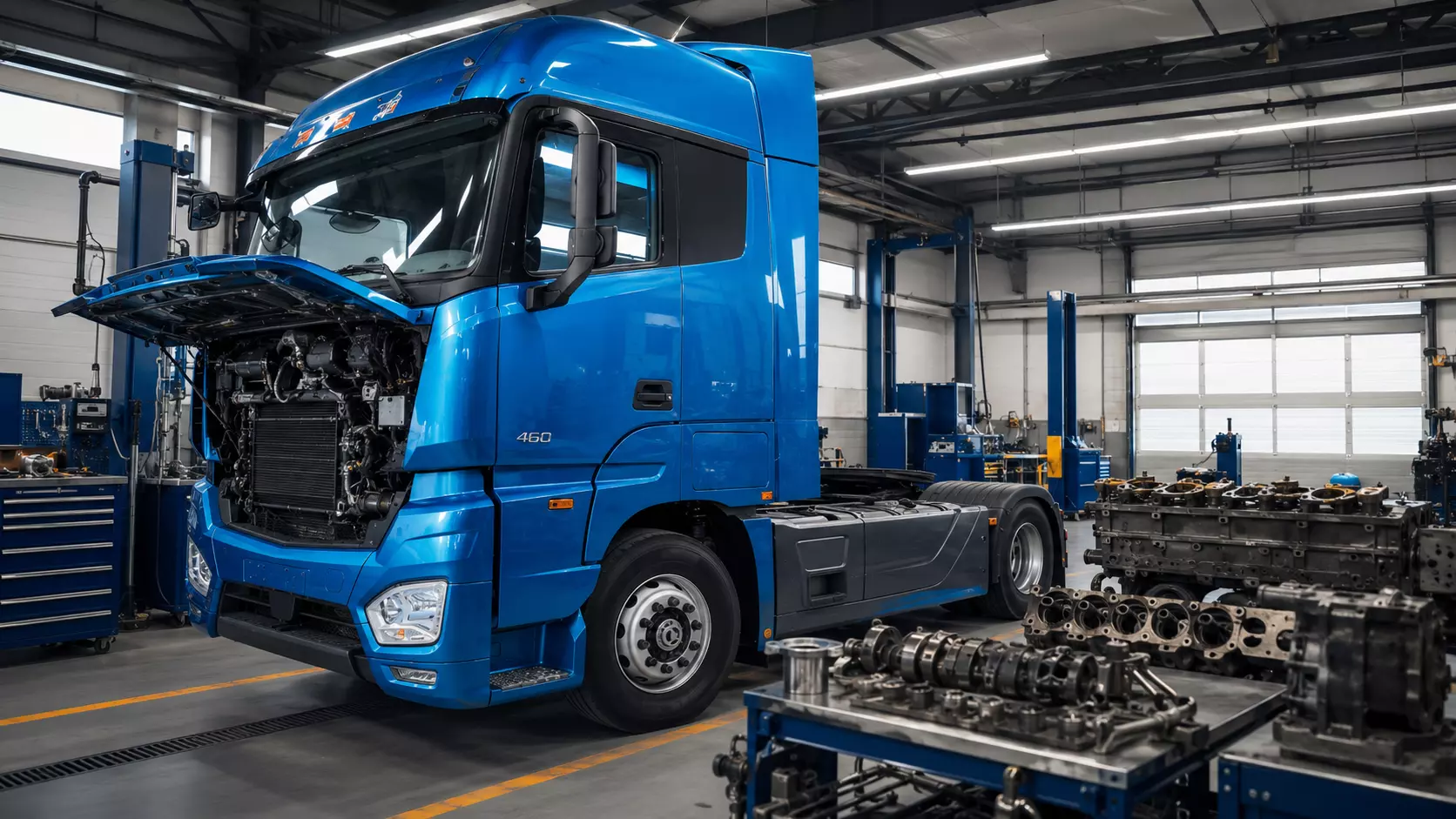 Ремонт грузового автомобиля Foton Auman EST (2023 г.в.)