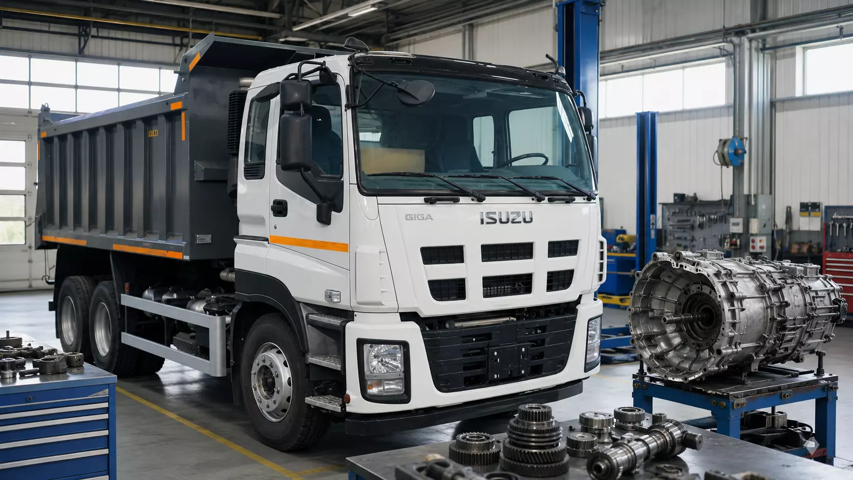 Ремонт грузового автомобиля Isuzu GIGA (2020 г.в.)