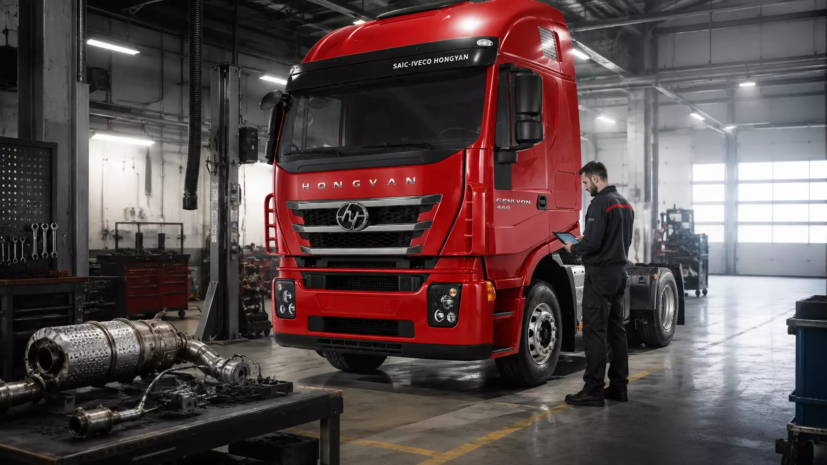 Ремонт системы SCR IVECO-Hongyan