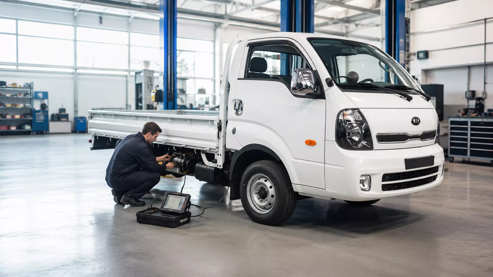 Ремонт пневмосистемы Kia Bongo III