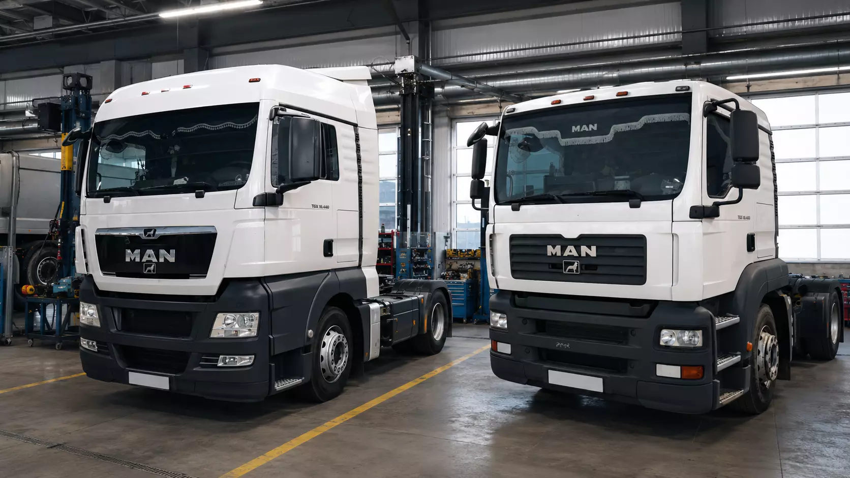 MAN TGX и TGS в грузовом автосервисе