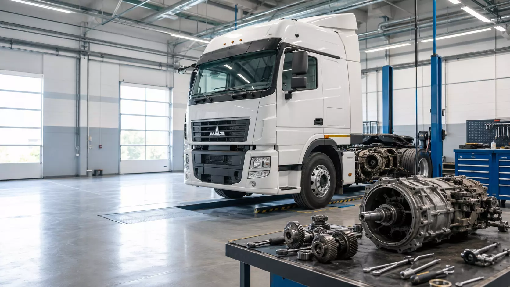 Ремонт грузового автомобиля МАЗ-5440Е9 (2020 г.в.)