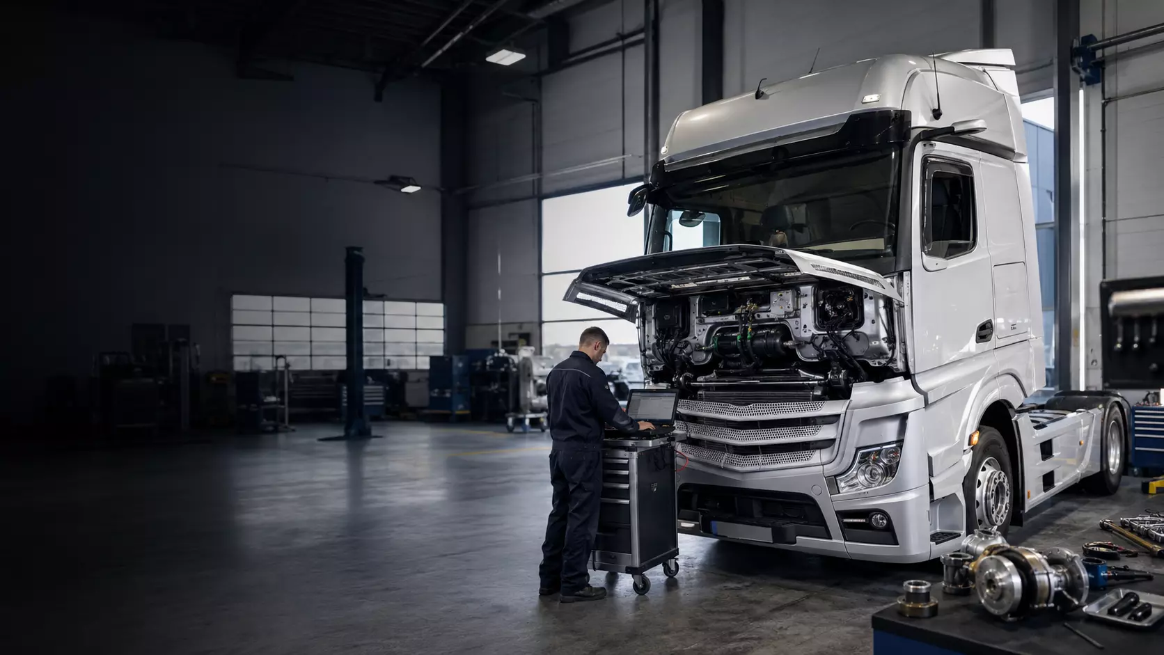 Mercedes-Benz Actros 1848 — потеря мощности и ошибка по турбине