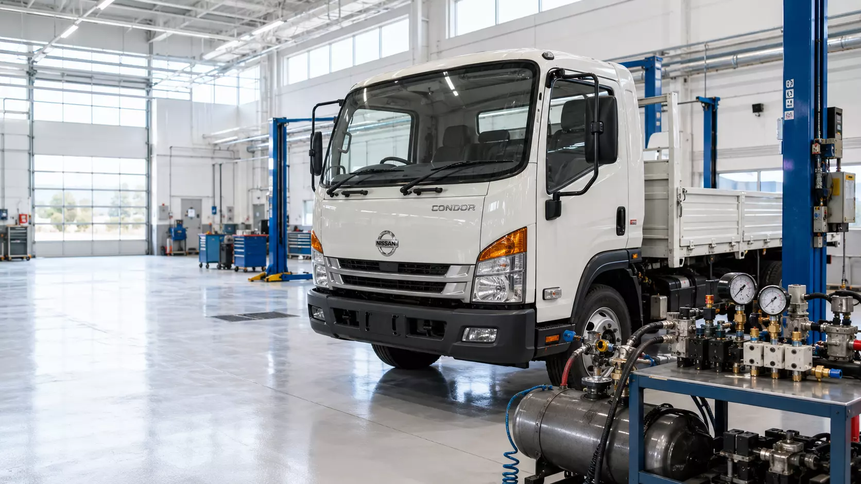 Ремонт пневмосистемы Nissan Condor