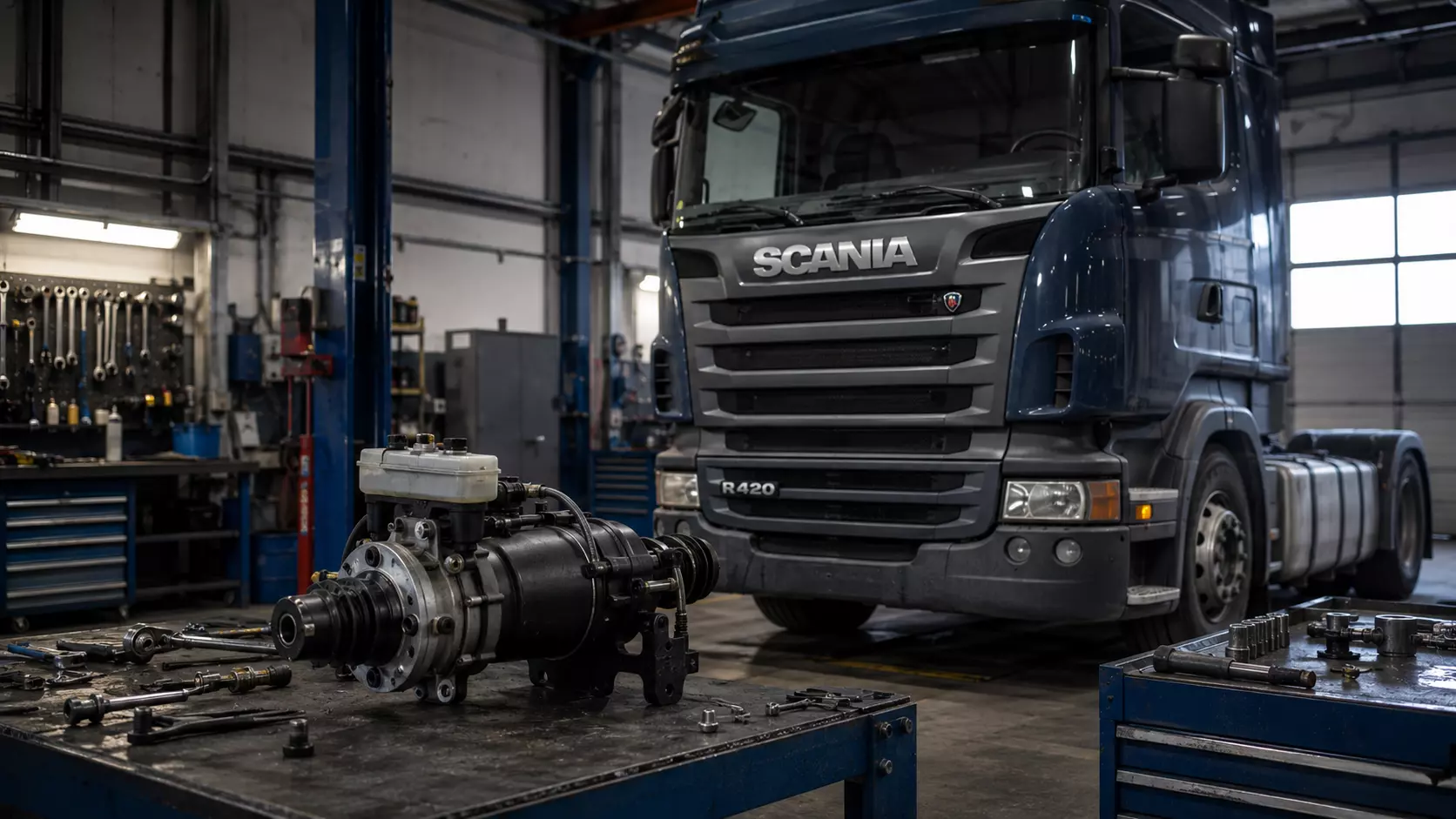 Ремонт ПГУС на Scania R420