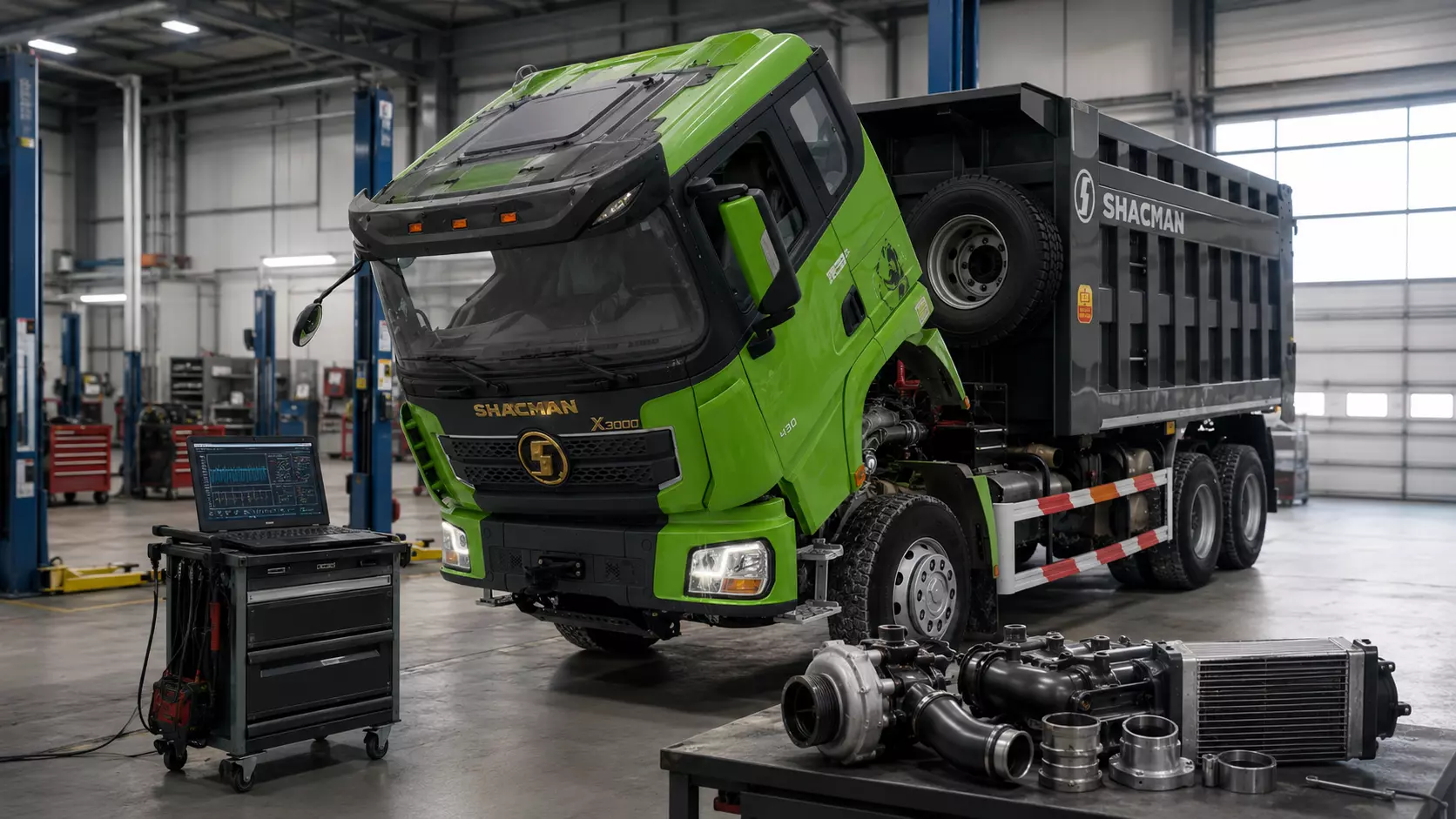 Ремонт грузового автомобиля Shacman X3000 (2022 г.в.)
