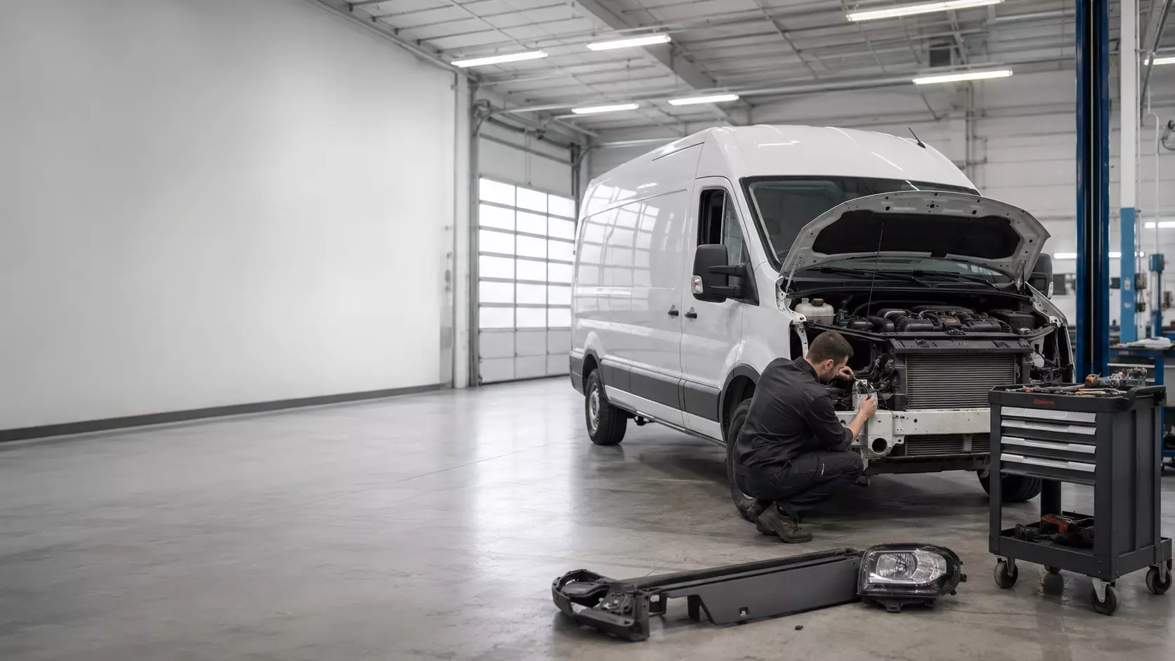 Восстановление Ford Transit 2015 года