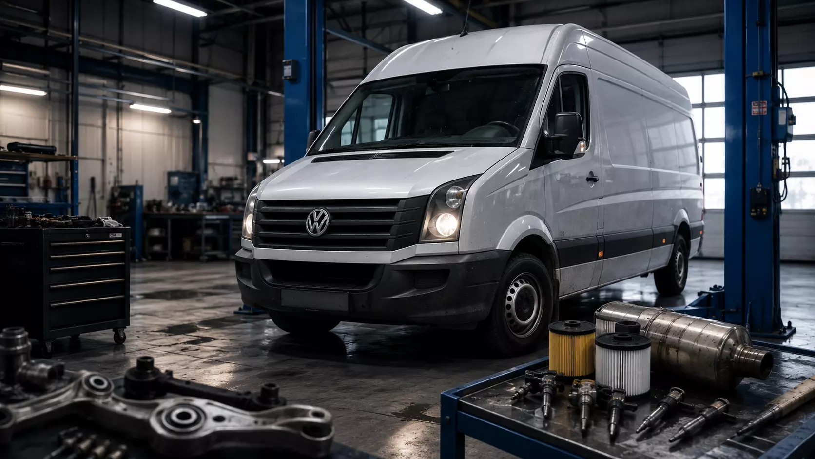 Восстановление Volkswagen Crafter 2013 года